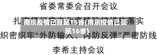 南京疫情已蔓延15省(南京疫情已蔓延16省)-第2张图片